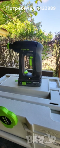 Акумулаторен винтоверт Festool C18, снимка 2 - Винтоверти - 51943595