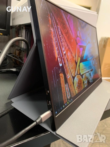 ARWOEIS 15.6 HDR FHD IPS Преносим Монитор 1080P USB-C HDMI за Лаптоп, Raspberry, PS4 PS5 XBOX, снимка 8 - Монитори - 54112888