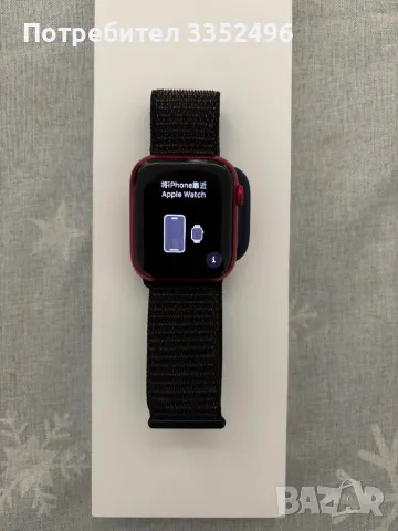 Apple Watch 9 Red T-loop 45mm, снимка 3 - Смарт часовници - 48138429