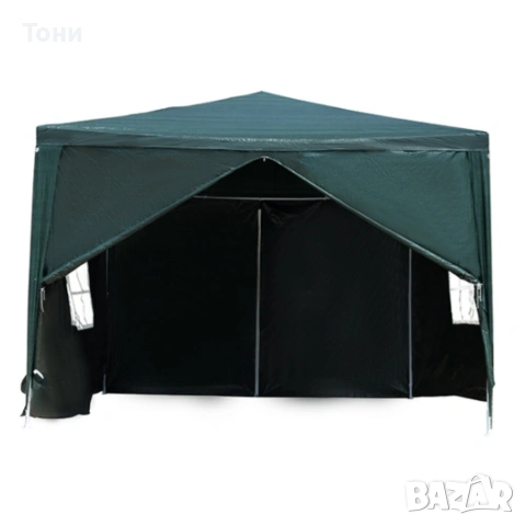 Просторна градинска шатра - стабилна конструкция и водоустойчива рамка, снимка 8 - Градински мебели, декорация  - 53773492