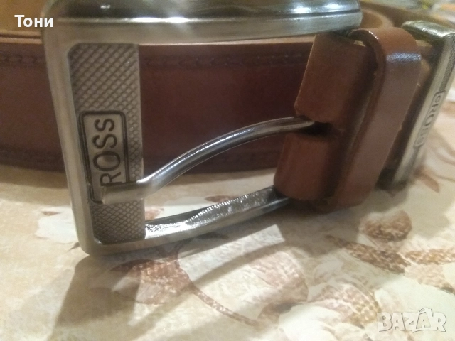 CROSS Оригинал Нов Мъжки Колан Изцяло от Естествена Кожа 130см., снимка 7 - Колани - 52567043