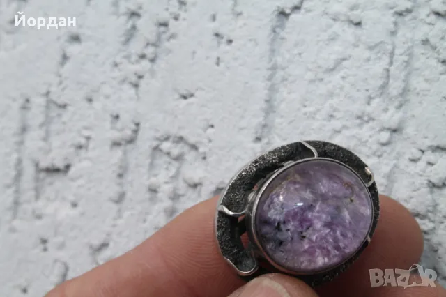 Авторски сребърен пръстен , снимка 9 - Пръстени - 49862364