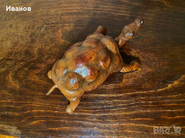 Топ ЦЕНА - 100€. НОВА - Ръчно Изработена Костенурка от Естествена Кожа , снимка 6 - Антикварни и старинни предмети - 51959483