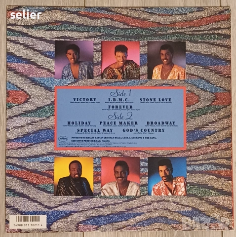 Kool & The Gang ‎– Forever Издание JAPAN 1986г Японско издание с INSERT,няма OBI Състояние на винила, снимка 2 - Грамофонни плочи - 53611725