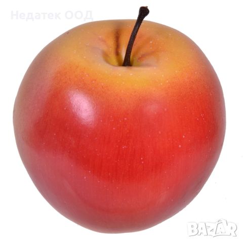 Декоративна, ябълка, червена, 8 см, снимка 1 - Декорация за дома - 46304732