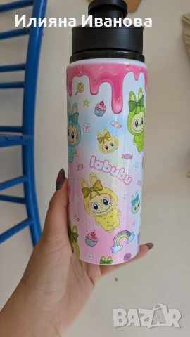 Бутилка и чаша лабубу