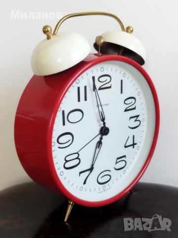 Стар немски будилник, настолен, стенен часовник, снимка 7 - Колекции - 45206592