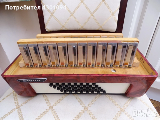 Корпус (баси) с тарги за Акордеон Weltmeister Stella 40 баса