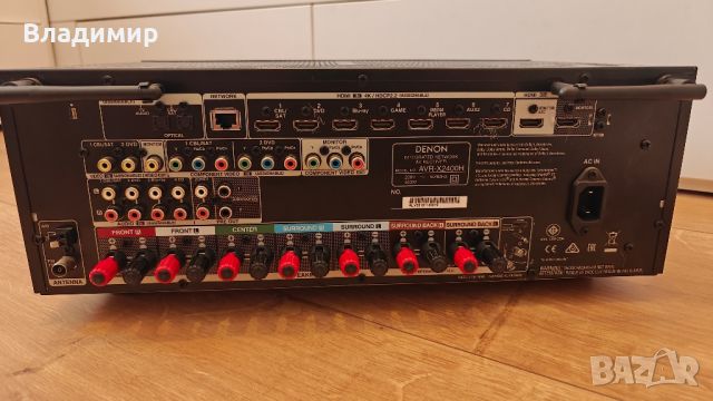 denon avr-x2400h , снимка 1 - Ресийвъри, усилватели, смесителни пултове - 46649732