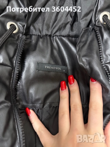 Черно дебело яке, снимка 2 - Якета - 52697843