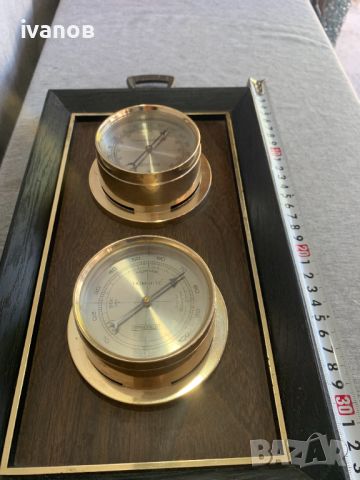 барометър термометър , снимка 3 - Антикварни и старинни предмети - 45495320