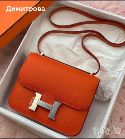 Дамска чанта Hermes Constance, снимка 2 - Чанти - 47309035