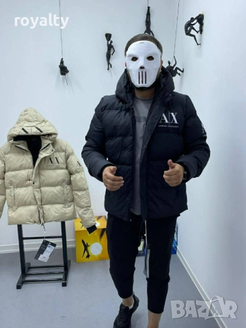 Armani Exchange Черно Зимно Мъжко Яке 