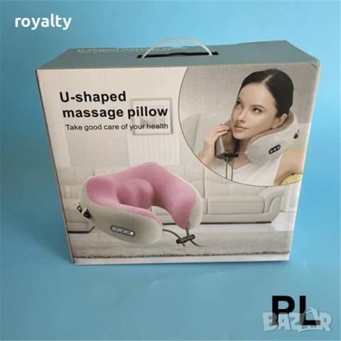 Масажна възглавница за врат с мемори пяна, снимка 2 - Възглавници - 50937687