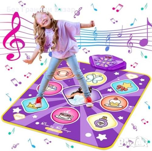 Нов Музикален Танцов Килим за Деца - Пиано, Игри, Подарък, снимка 1 - Други - 45360554