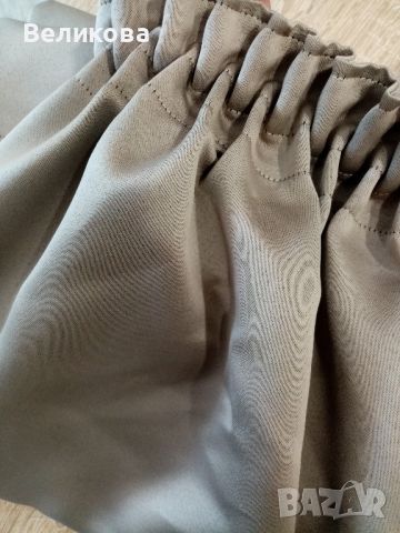 Две нови завеси от блекаут в цвят капучино , снимка 2 - Пердета и завеси - 46262213
