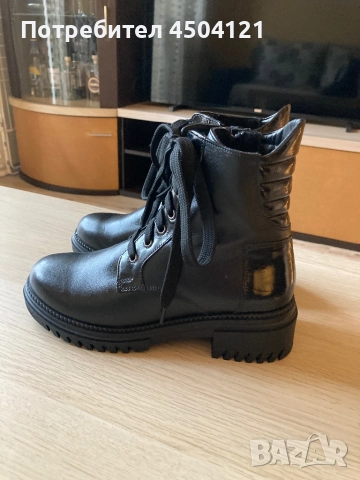  естествена кожа чисто нови , снимка 2 - Дамски боти - 52089572