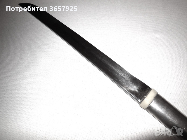 Стар къс меч със сребърна дръжка началото на 20 век, снимка 5 - Антикварни и старинни предмети - 44949450