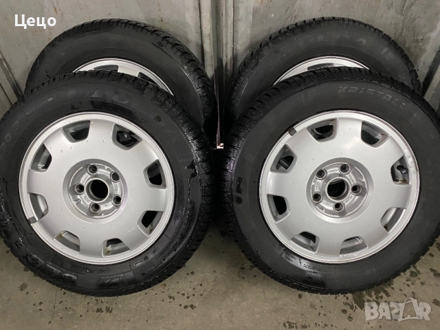 Джанти Ауди 15” 5х112 със зимни гуми 195/65/15