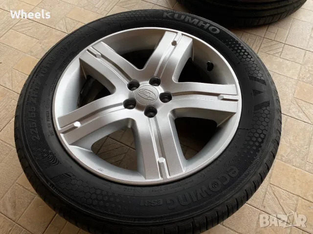  17" 5x100 Subaru Enkei Original, снимка 5 - Гуми и джанти - 47271939