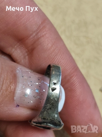 Сребърен пръстен (285), снимка 5 - Пръстени - 52298200