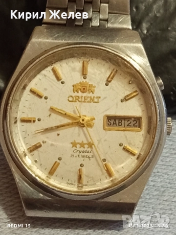 Колекционерски часовник ORIENT CRISTAL работи за ЦЕНИТЕЛИ 51556, снимка 5 - Мъжки - 52377668