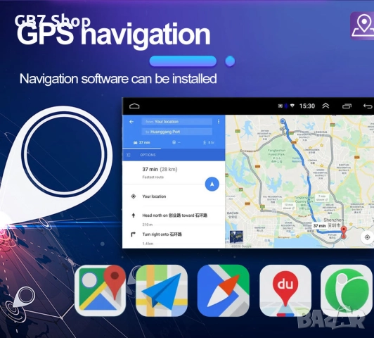 Мултимедия за BMW 5 E39 и BMW X5 E53 2Din 7-инчa *Android|Carplay | Bluetooth |GPS навигация |, снимка 9 - Аксесоари и консумативи - 52740819