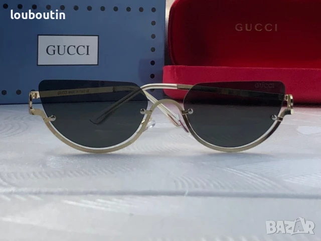 GUCCI дамски слънчеви очила 2 цвята черни кафяви , снимка 6 - Слънчеви и диоптрични очила - 50741247