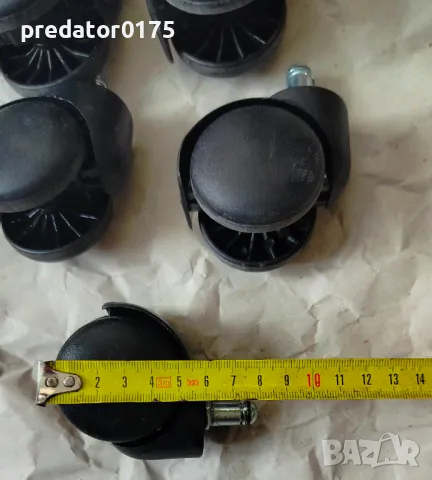 Колелца и подлакътници за офис стол , снимка 4 - Столове - 49702445