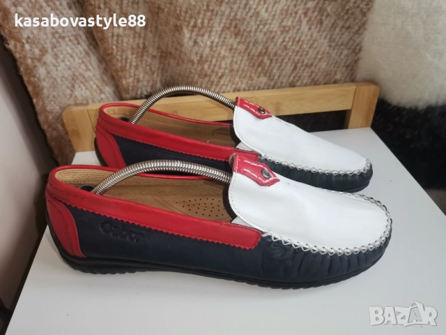 Обувки Gabor 38.5н.Естествена кожа , снимка 4 - Дамски ежедневни обувки - 54277723