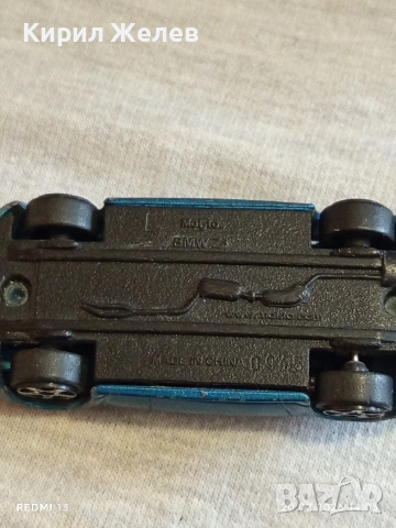 Метална количка спортен модел BMW Z3 Made in China за КОЛЕКЦИЯ ДЕКОРАЦИЯ 83321, снимка 7 - Колекции - 53560960