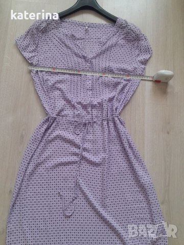 Нежна лилава рокля, снимка 4 - Рокли - 46361985