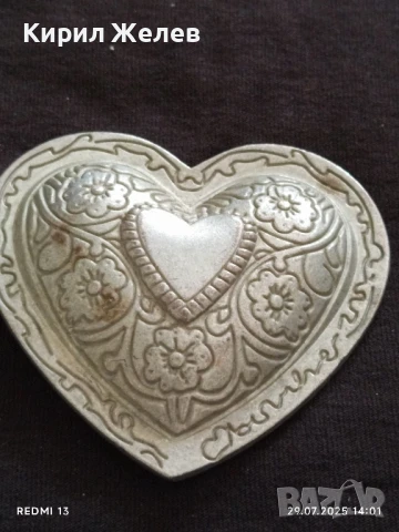 КАТАРАМА за КОЛАН ПОД ФОРМАТА на СЪРЦЕ ❤️ КРАСИВА ОРНАМЕНТИКА 41533, снимка 5 - Колани - 51178988