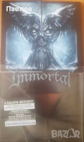 Immortal - All Shall Fall компактдиск (блек метъл), снимка 2 - CD дискове - 46691614