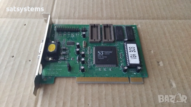Видео карта S3 Super Trio 64V2/DX Gainward GW503D 1MB PCI, снимка 5 - Видеокарти - 38961415