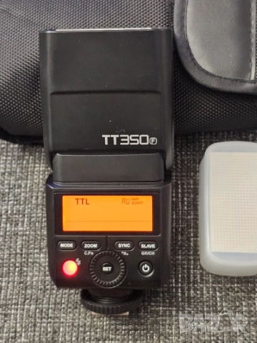 Продавам Компактна светкавица Godox TT350F за Fujifilm, перфектна, без забележки