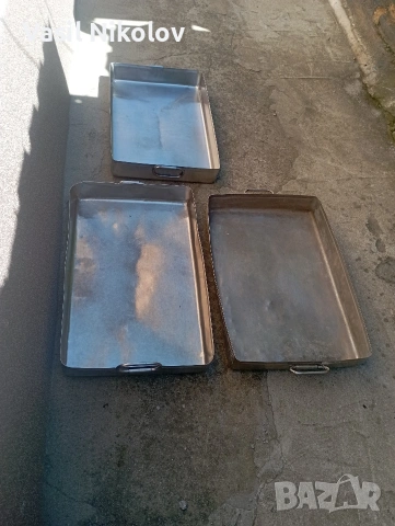 Тава хром Силистра от соца 40см на 60см на 8см дълбочина , снимка 2 - Съдове за готвене - 54108724