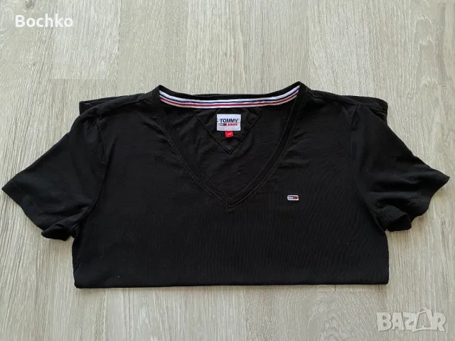 Tommy Hilfiger дамска тениска XS, снимка 4 - Тениски - 47699312