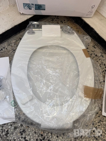 Тоалетна Седалка с Капак Cornat Sea Breeze MDF, Универсална WC с Плавно Затваряне и Бърз Монтаж!, снимка 5 - Други стоки за дома - 53697164