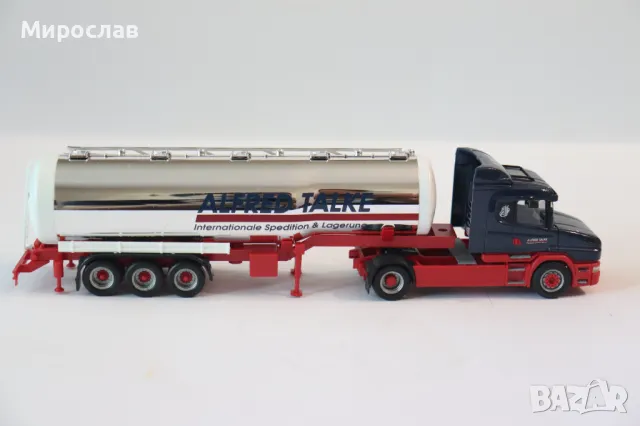 HERPA H0 1/87 SCANIA СИЛОЗ ЦИСТЕРНА КАМИОН ТИР МОДЕЛ, снимка 9 - Колекции - 50142454