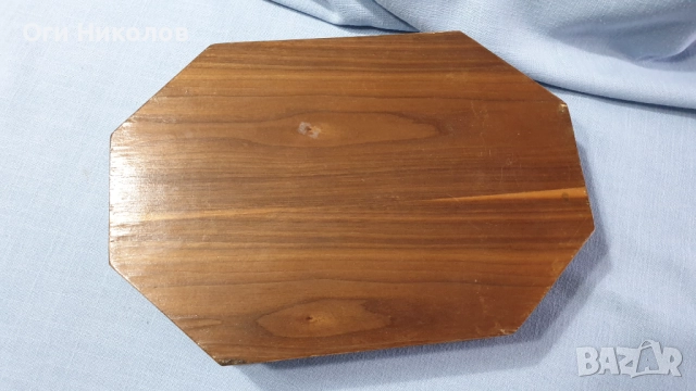 Старинен поднос с борд и невероятно богата интарзия, снимка 7 - Антикварни и старинни предмети - 52791999