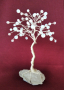 Декоративно мини дръвче с лунен камък/ Идея за подарък/ Декорация за дома или офиса, снимка 1