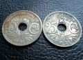 Стара монета 25 сантима 1930 г. и 1933 г. Франция - топ !, снимка 2