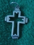 Старо сребърно кръстче 18407, снимка 1