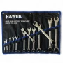 Комплект звездогаечни тресчотни ключове 8 - 32 мм 13 части HAWEK , снимка 4