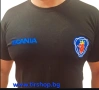 Бродирана тениска с надпис и лого на СКАНИЯ  черна/бяла , снимка 2