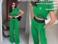 Дамски комплект Calvin Klein Реплика ААА+ зелено, снимка 1 - Комплекти - 46037343