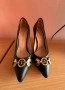 Шанел Chanel обувки ток черни 36 номер нови, снимка 1