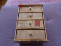 кутия за бижута и други с четири чекмеджета 140х100х90мм но, снимка 1