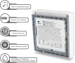 Honeywell R200C-1 CO детектор за въглероден окис 10 години батерия CO2 аларма, снимка 2